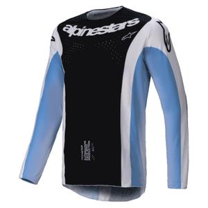 Maillot de motocross Alpinestars Techstar Melt negro y azul