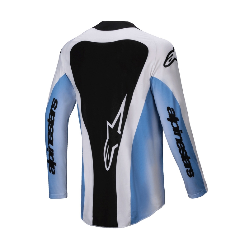 Maillot de motocross Alpinestars Techstar Melt negro y azul