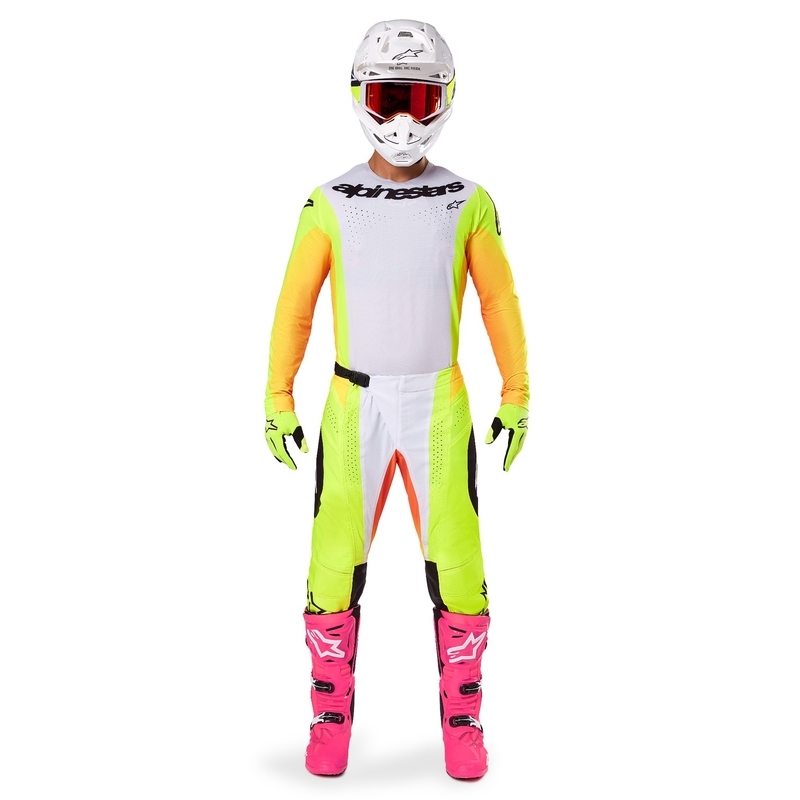 Maillot Motocross Alpinestars Techstar Melt amarillo y negro