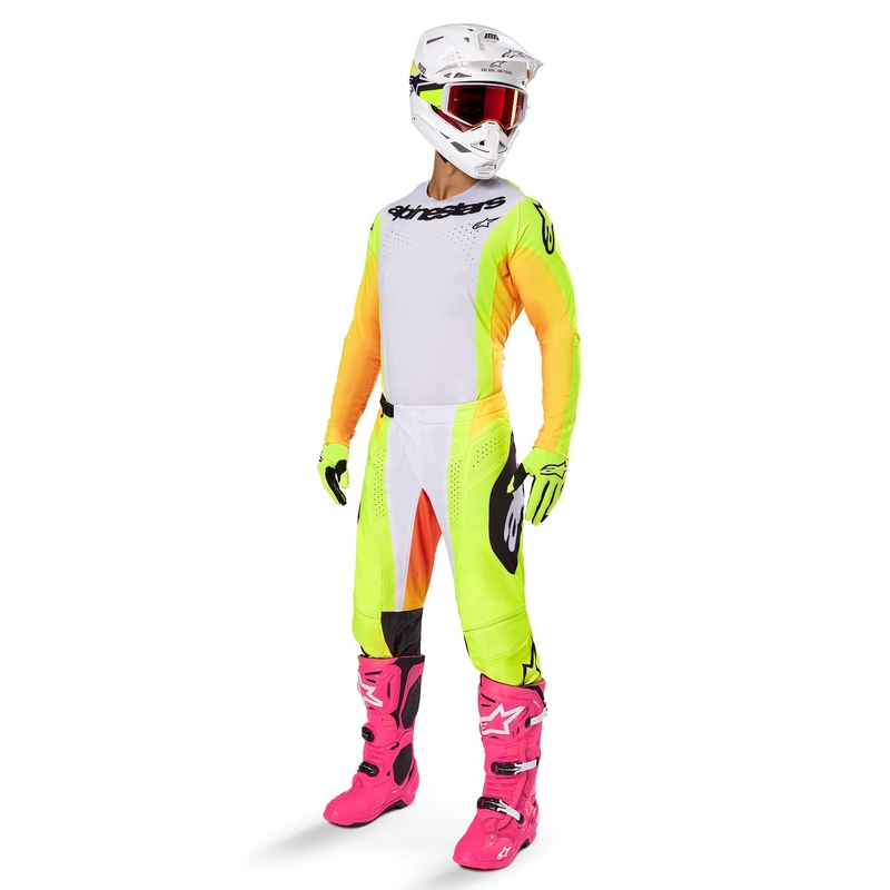 Maillot Motocross Alpinestars Techstar Melt amarillo y negro
