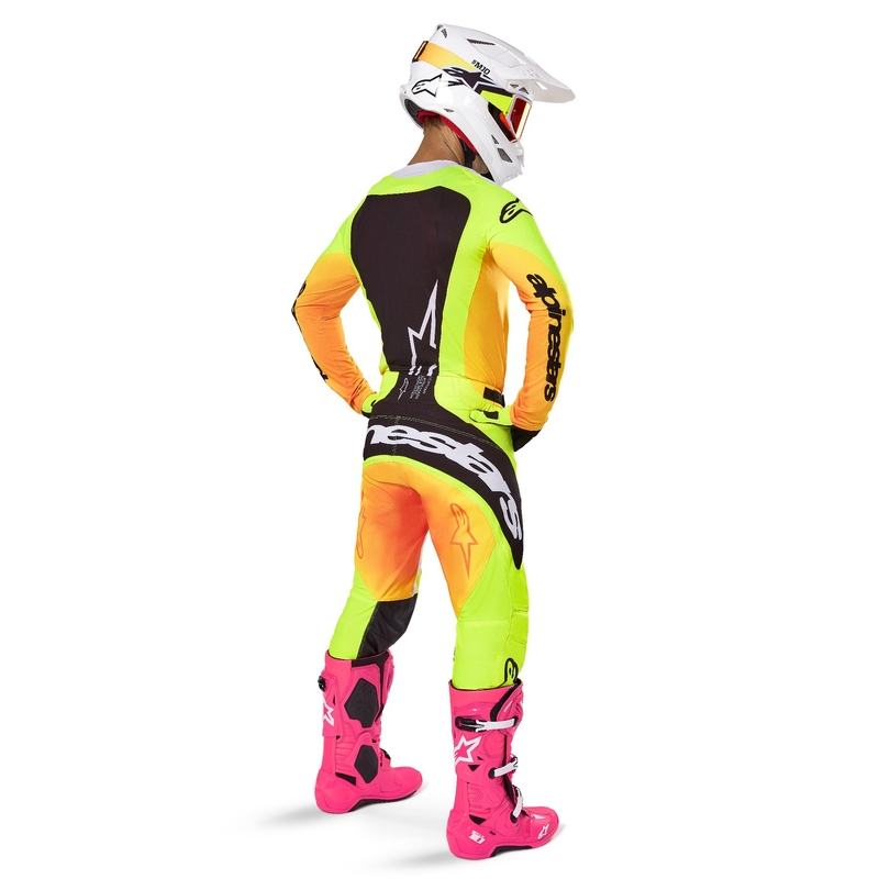 Maillot Motocross Alpinestars Techstar Melt amarillo y negro
