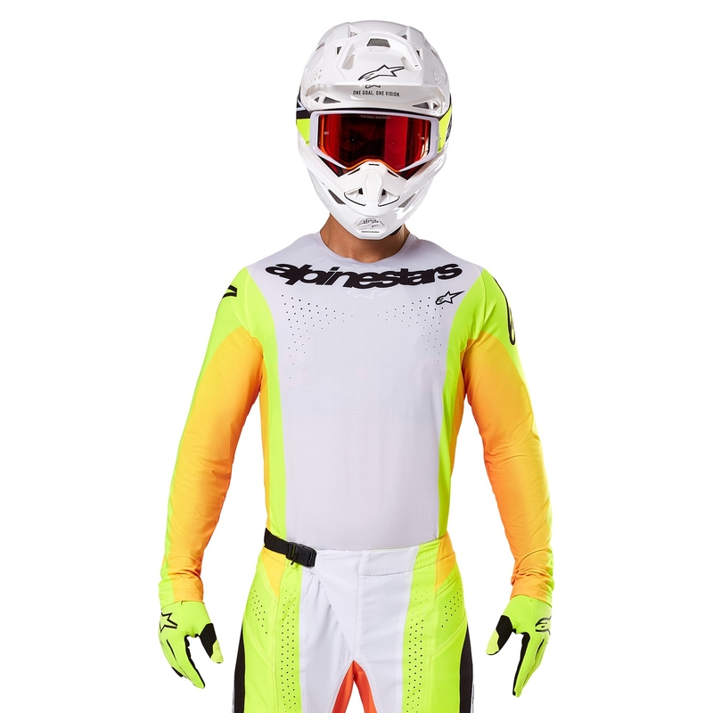 Maillot Motocross Alpinestars Techstar Melt amarillo y negro