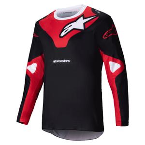Maillot motocross Alpinestars Racer Veil negro y rojo