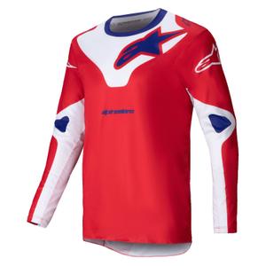 Maillot motocross Alpinestars Racer Veil rojo y blanco
