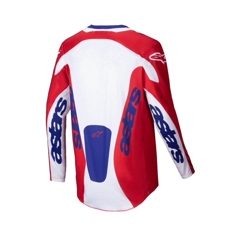 Maillot motocross Alpinestars Racer Veil rojo y blanco