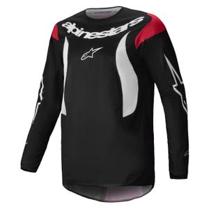 Maillot motocross Alpinestars Fluid Haul blanco y negro