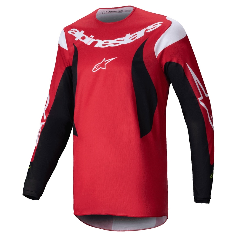 Maillot motocross Alpinestars Fluid Haul rojo y negro