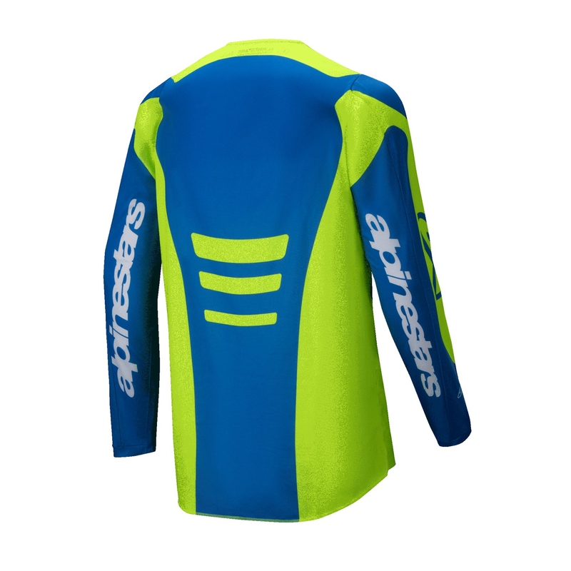 Maillot motocross Alpinestars Fluid Haul amarillo-azul