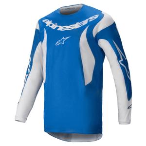 Maillot motocross Alpinestars Fluid Haul azul y blanco