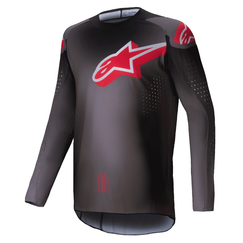 Maillot Motocross Alpinestars Supertech Lipan Rojo Humo