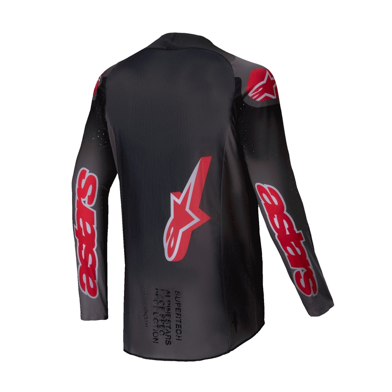 Maillot Motocross Alpinestars Supertech Lipan Rojo Humo