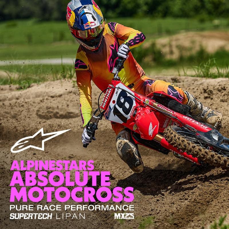 Maillot motocross Alpinestars Supertech Lipan amarillo-rosa