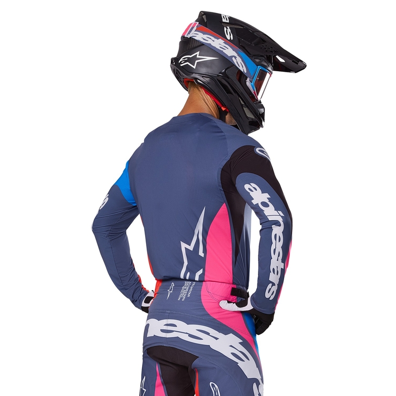 Maillot motocross Alpinestars Techstar Dreem gris-multicolor