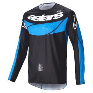 Maillot Motocross Alpinestars Techstar Dreem Negro y Azul