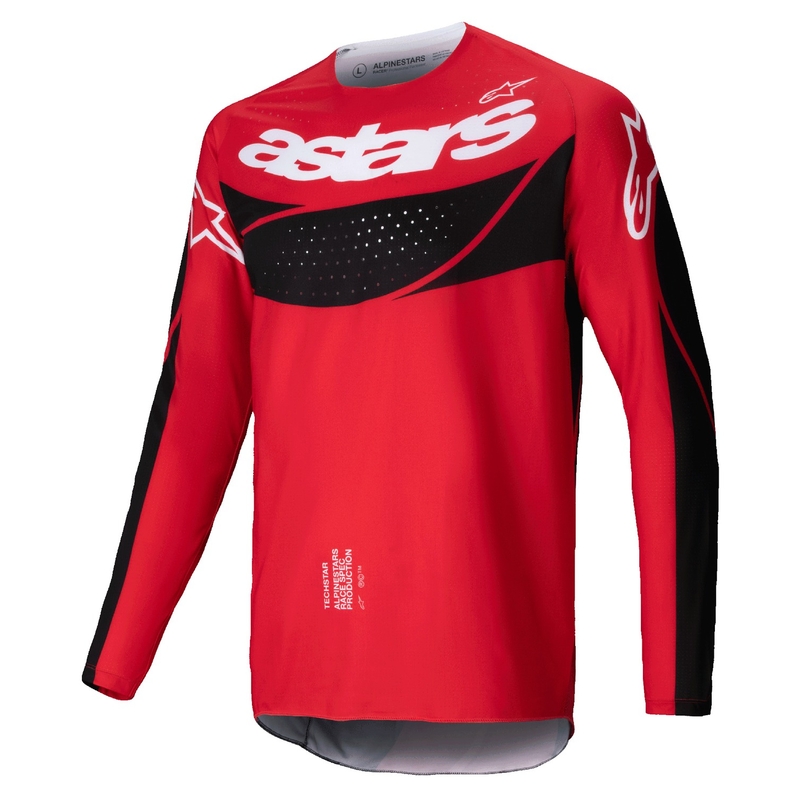 Maillot motocross Alpinestars Techstar Dreem rojo y negro