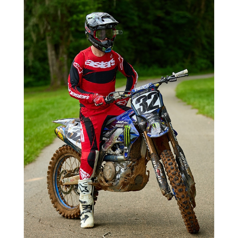 Maillot motocross Alpinestars Techstar Dreem rojo y negro