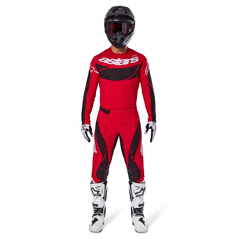 Maillot motocross Alpinestars Techstar Dreem rojo y negro