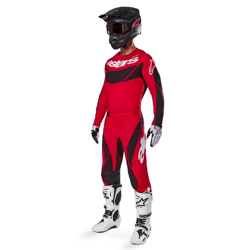 Maillot motocross Alpinestars Techstar Dreem rojo y negro