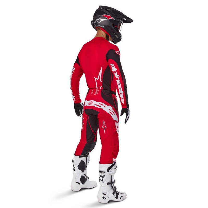 Maillot motocross Alpinestars Techstar Dreem rojo y negro