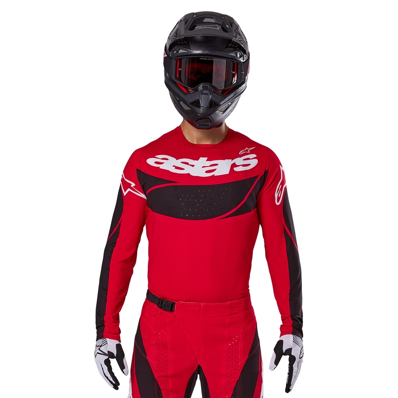 Maillot motocross Alpinestars Techstar Dreem rojo y negro