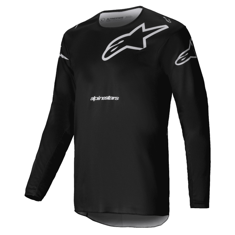 Maillot de motocross Alpinestars Racer Graphite negro y gris