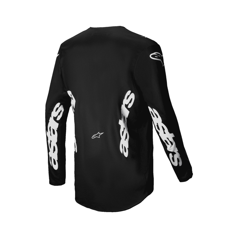 Maillot de motocross Alpinestars Racer Graphite negro y gris