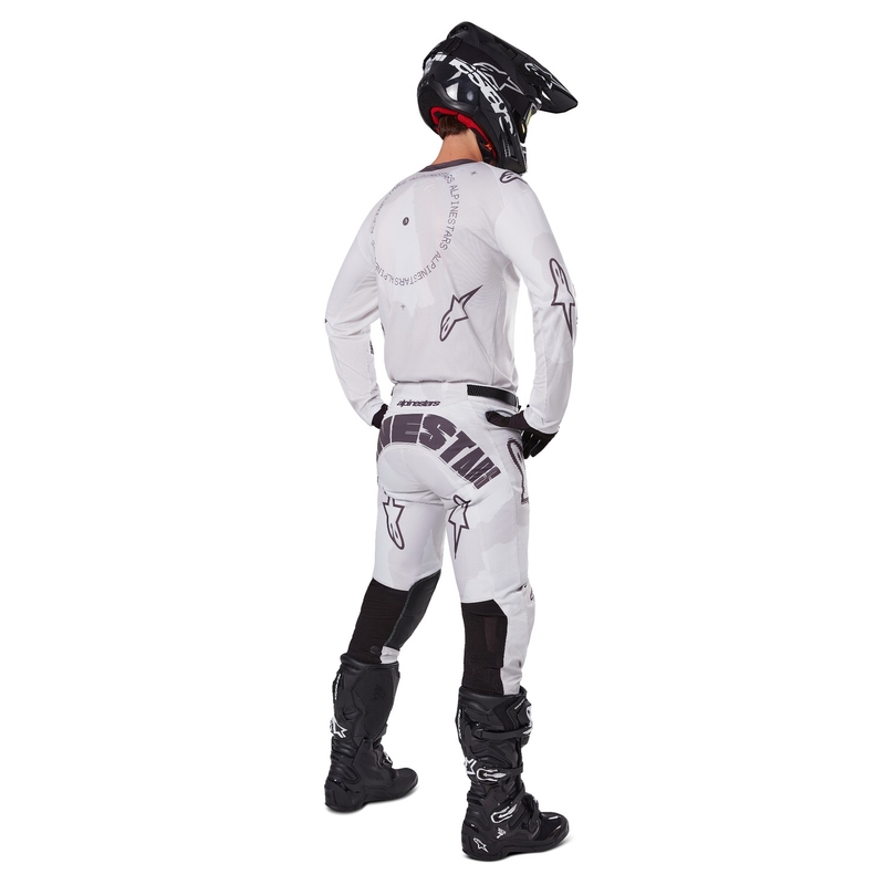 Camiseta de motocross Alpinestars Racer Hollow light camo-marrón