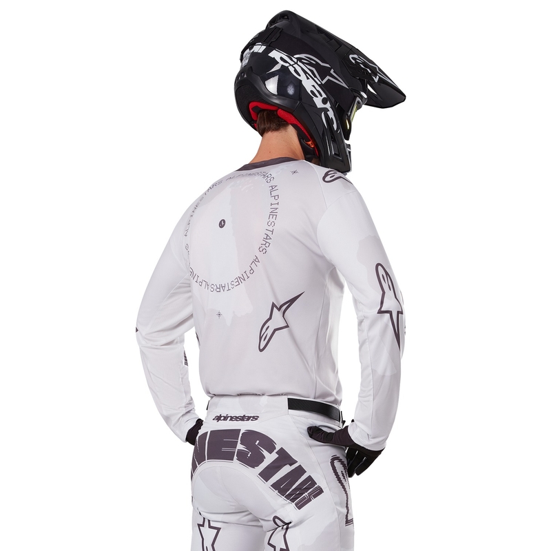 Camiseta de motocross Alpinestars Racer Hollow light camo-marrón