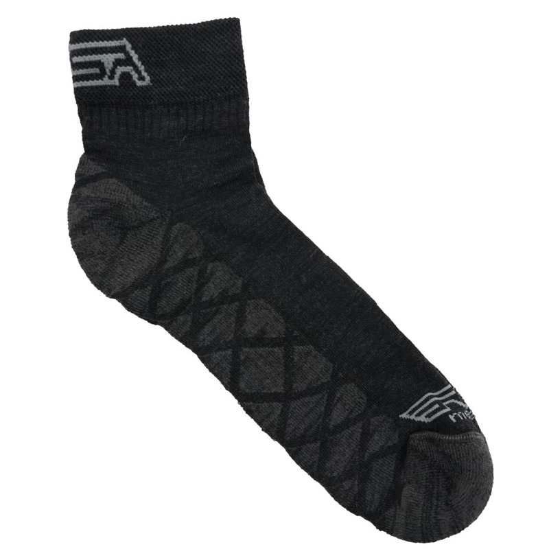 Calcetines bajos RSA Allride Merino gris oscuro