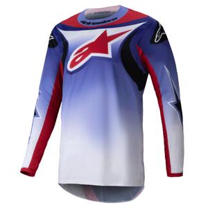 Maillot motocross Alpinestars Fluid Wurx fluo púrpura-rojo