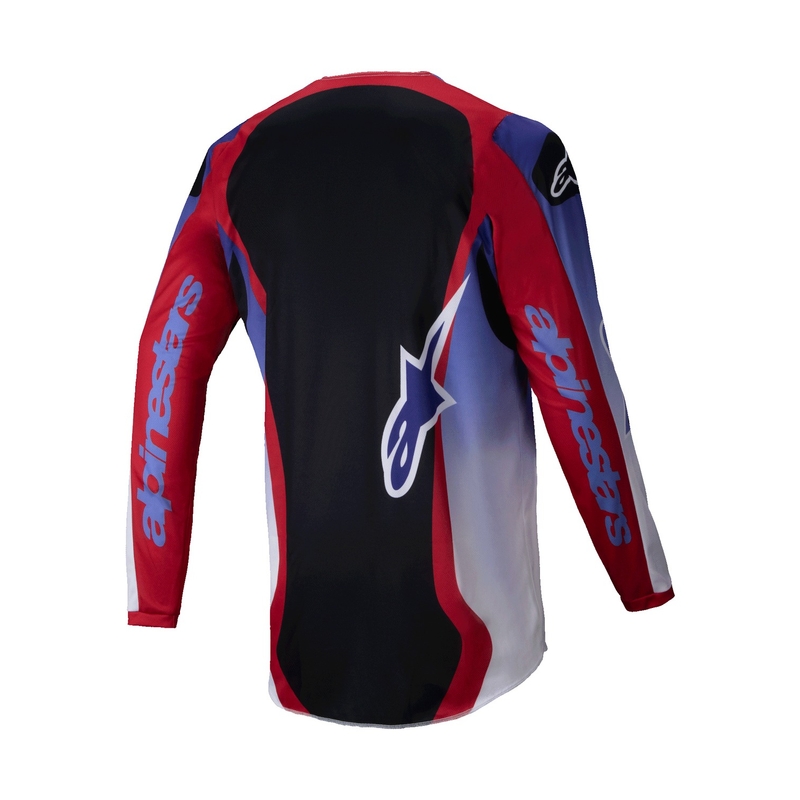 Maillot motocross Alpinestars Fluid Wurx fluo púrpura-rojo