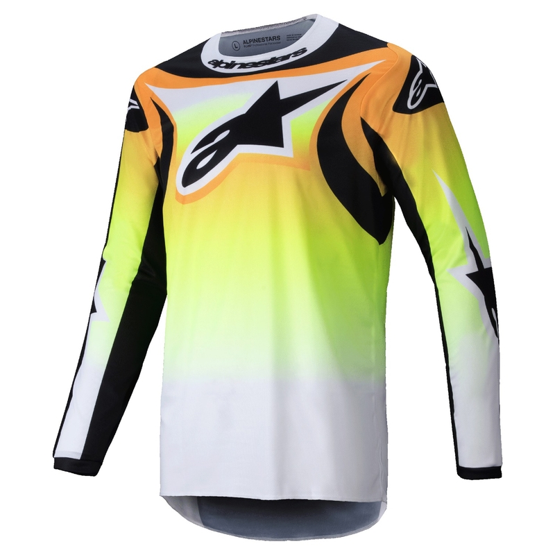 Maillot Motocross Alpinestars Fluid Wurx amarillo y negro