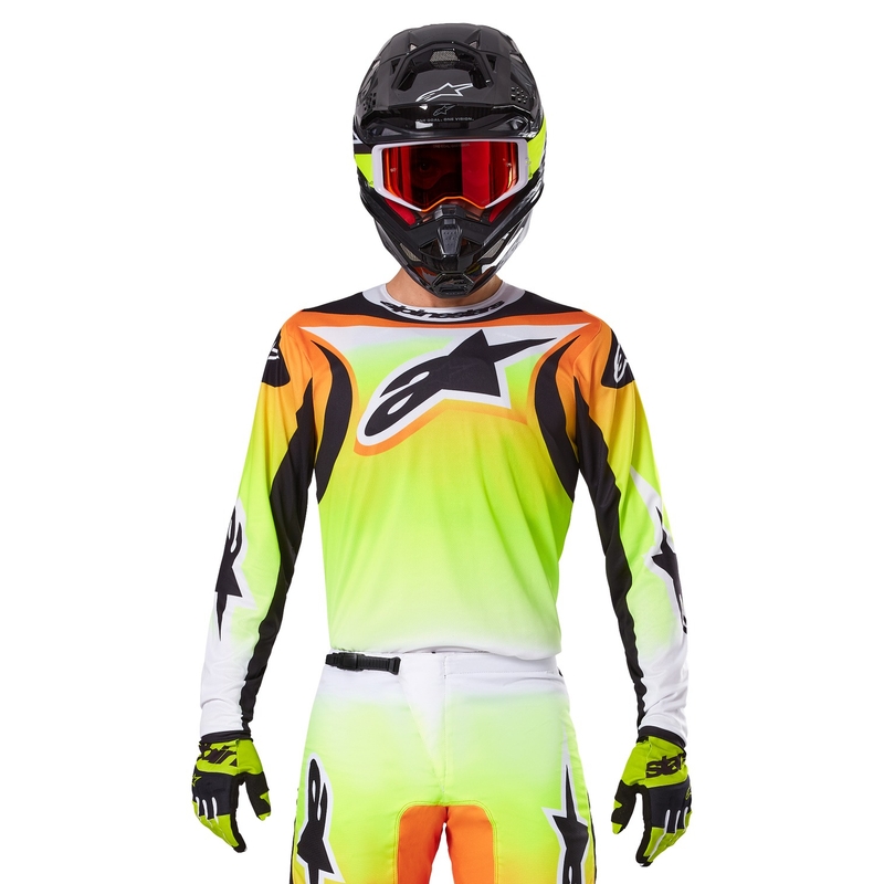 Maillot Motocross Alpinestars Fluid Wurx amarillo y negro
