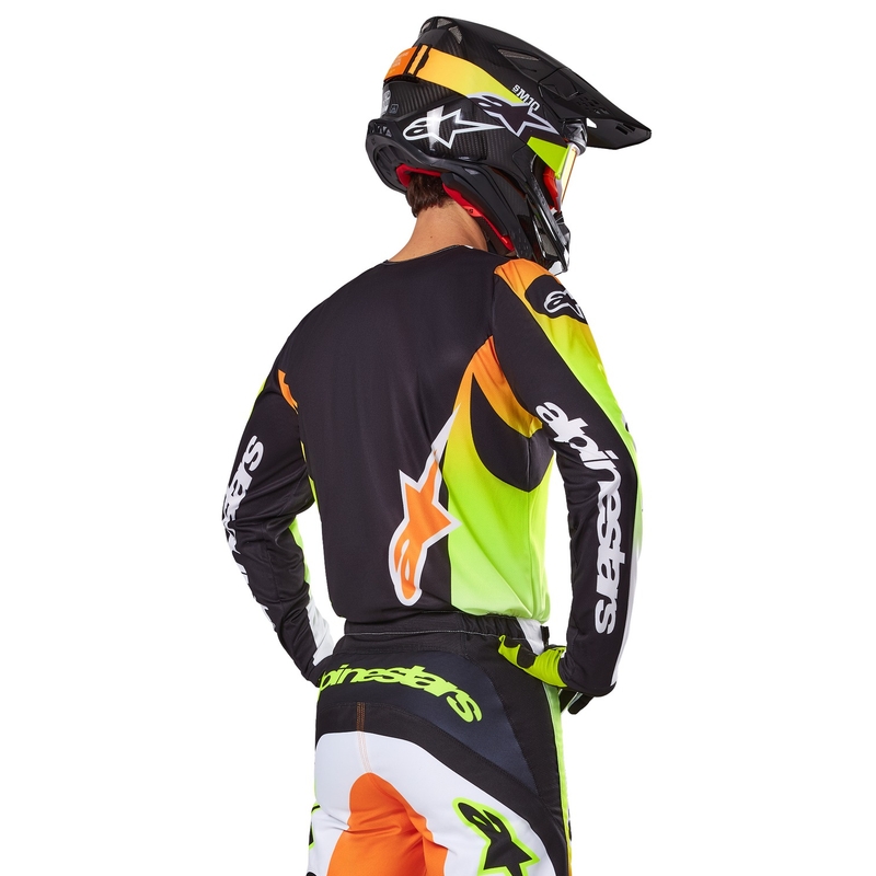 Maillot Motocross Alpinestars Fluid Wurx amarillo y negro