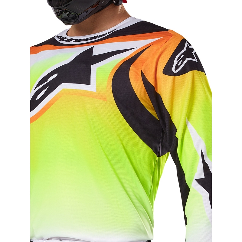 Maillot Motocross Alpinestars Fluid Wurx amarillo y negro