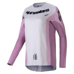 Maillot Motocross Alpinestars Stella Techstar Melt Mujer Negro, Crema y Amarillo