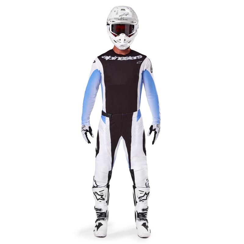 Pantalón Motocross Alpinestars Techstar Melt Negro y Azul