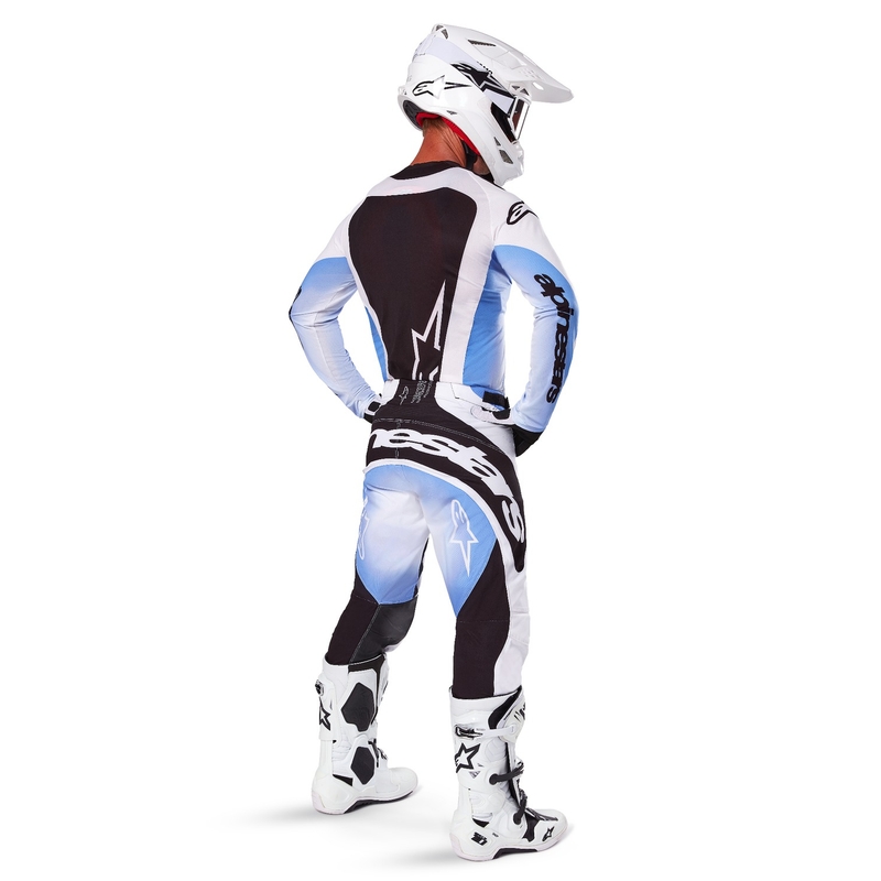 Pantalón Motocross Alpinestars Techstar Melt Negro y Azul