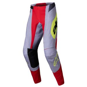 Pantalón de motocross Alpinestars Techstar Melt Rojo y Gris