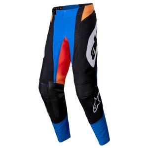 Pantalones Motocross Alpinestars Techstar Melt Naranja y Azul
