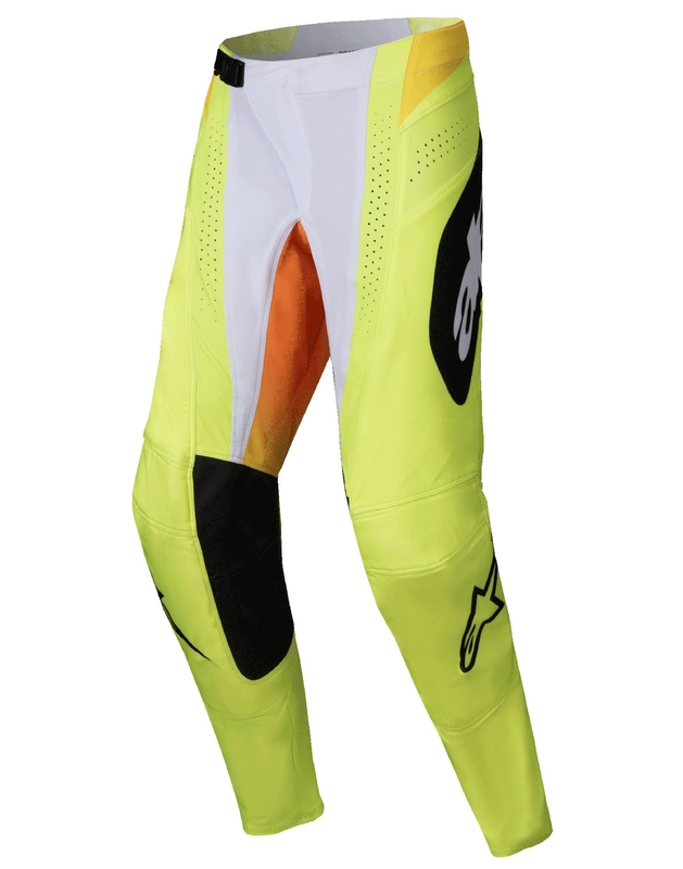 Pantalón Motocross Alpinestars Techstar Melt Amarillo y Negro | Motozem.es