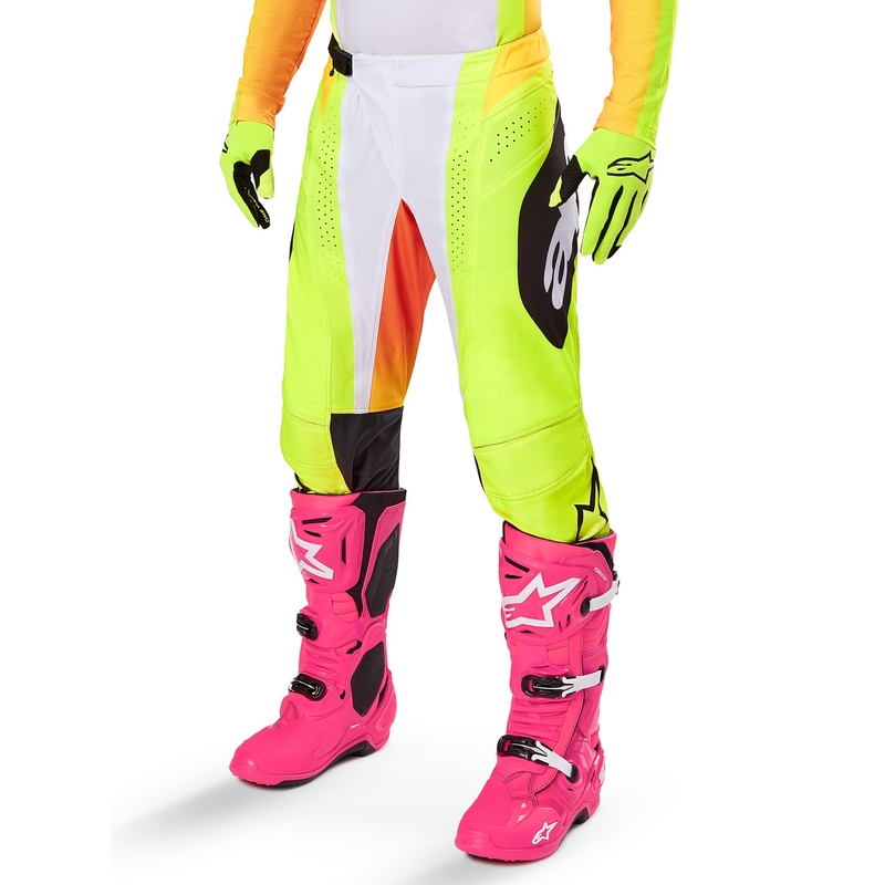 Pantalón Motocross Alpinestars Techstar Melt Amarillo y Negro