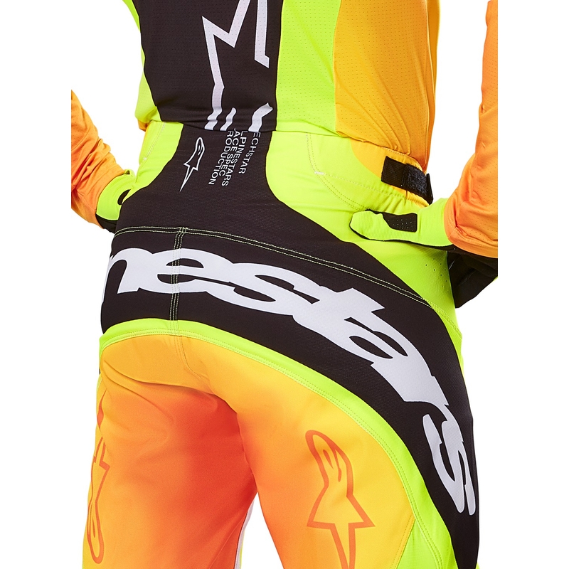 Pantalón Motocross Alpinestars Techstar Melt Amarillo y Negro