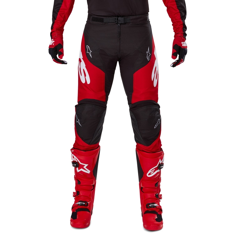 Pantalón Motocross Alpinestars Racer Veil Negro y Rojo