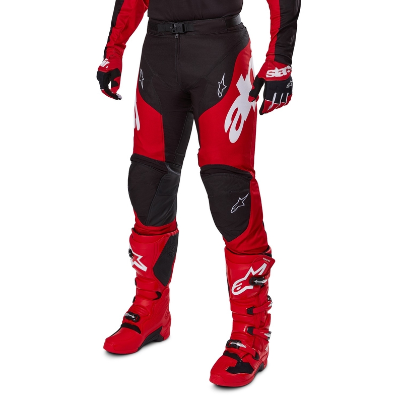 Pantalón Motocross Alpinestars Racer Veil Negro y Rojo