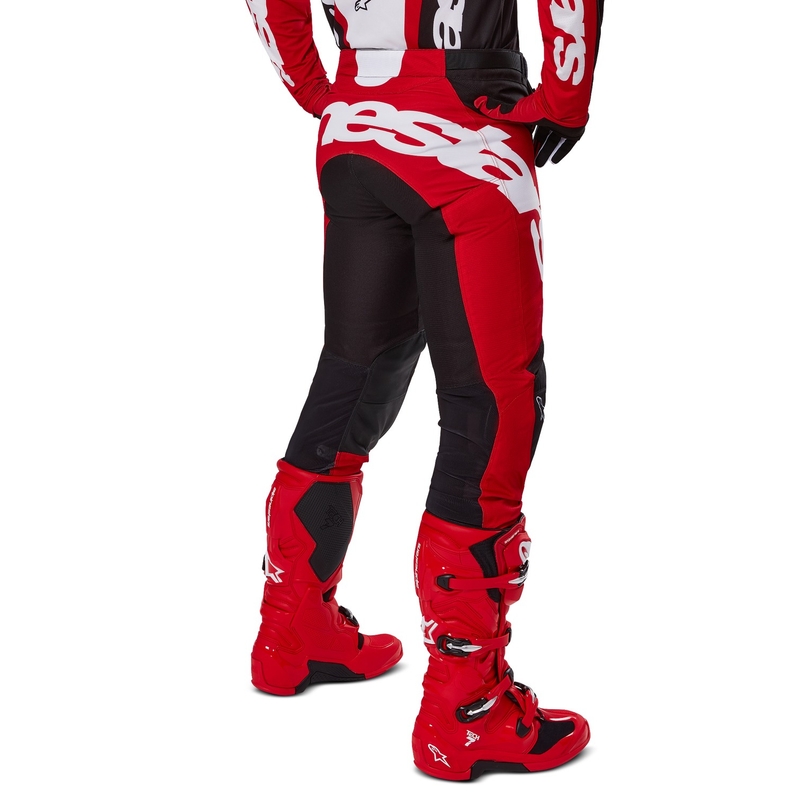 Pantalón Motocross Alpinestars Racer Veil Negro y Rojo