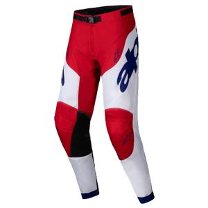 Pantalón motocross Alpinestars Racer Veil rojo y blanco