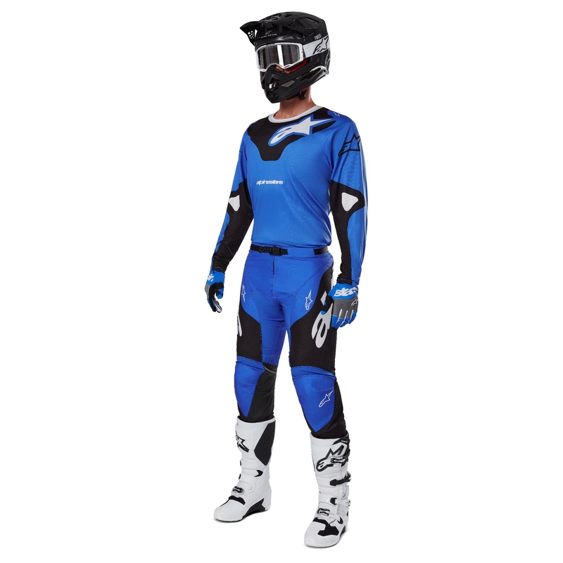 Pantalón Motocross Alpinestars Racer Veil Azul y Negro