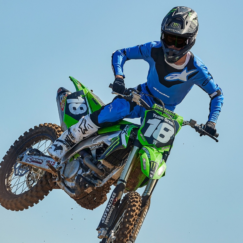 Pantalón Motocross Alpinestars Racer Veil Azul y Negro