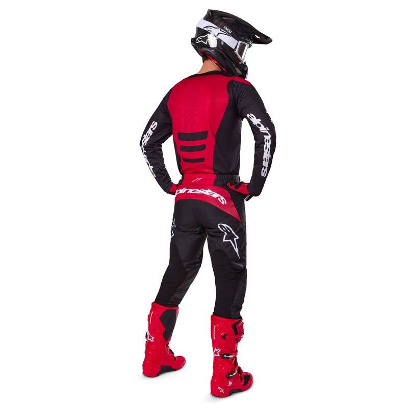 Pantalón Motocross Alpinestars Fluid Haul Blanco y Negro